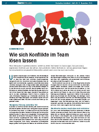 Vorschauseite 1: Kommunikation: Wie sich Konflikte im Team lösen lassen