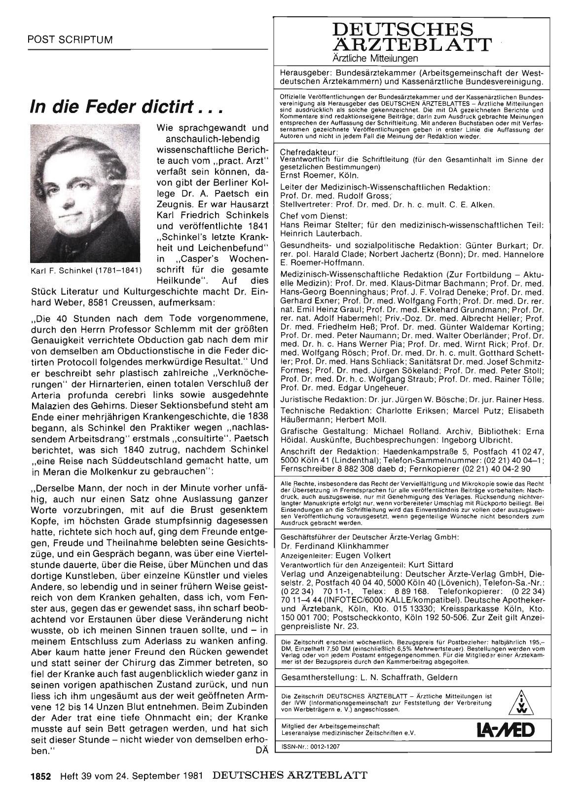 Vorschauseite 1: In die Feder dictirt. ..