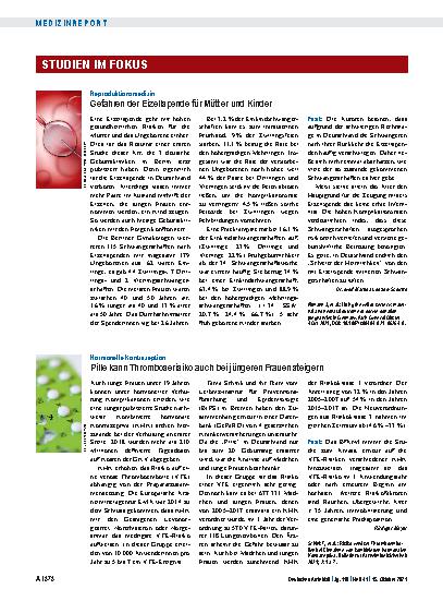 Vorschauseite 1: Reproduktionsmedizin: Gefahren der Eizellspende für Mütter und Kinder