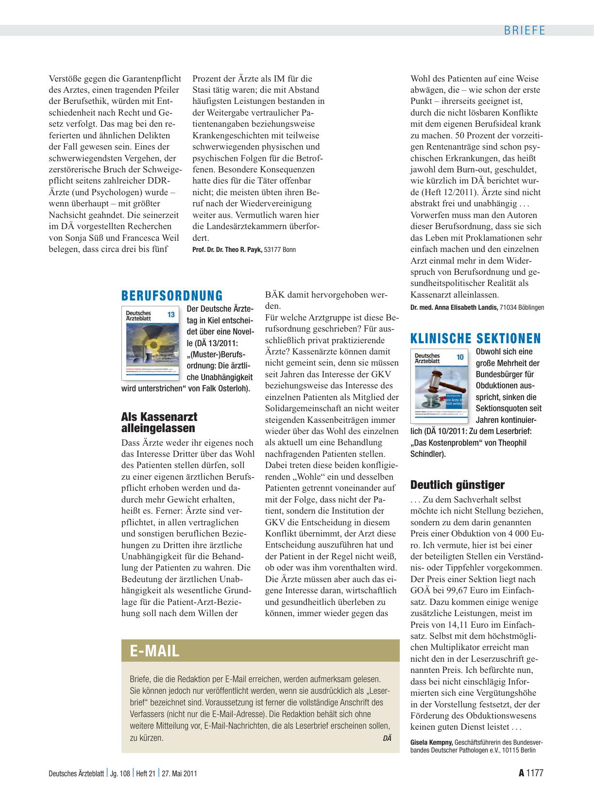 Vorschauseite 1: Berufsordnung: Als Kassenarzt alleingelassen