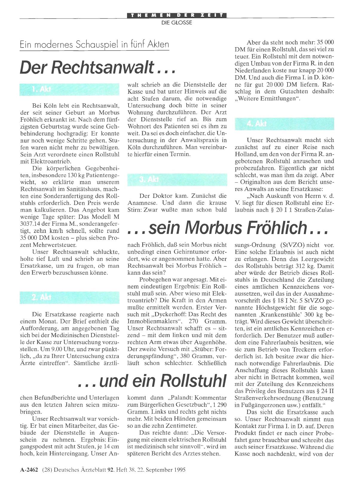 Vorschauseite 1: Ein modernes Schauspiel in fünf Akten: Der Rechtsanwalt. ..