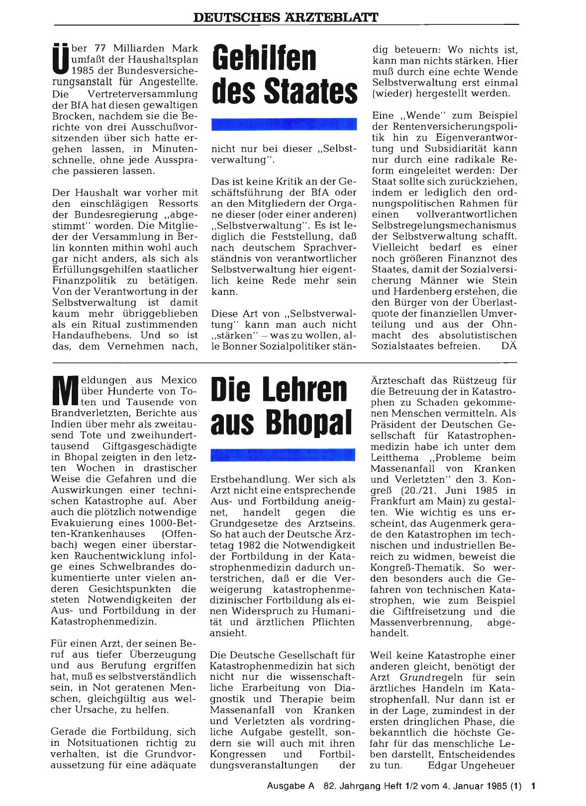 Vorschauseite 1: Die Lehren aus Bhopal