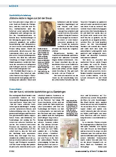 Vorschauseite 1: Kommunikation: Von der Kunst, schlechte Nachrichten gut zu überbringen