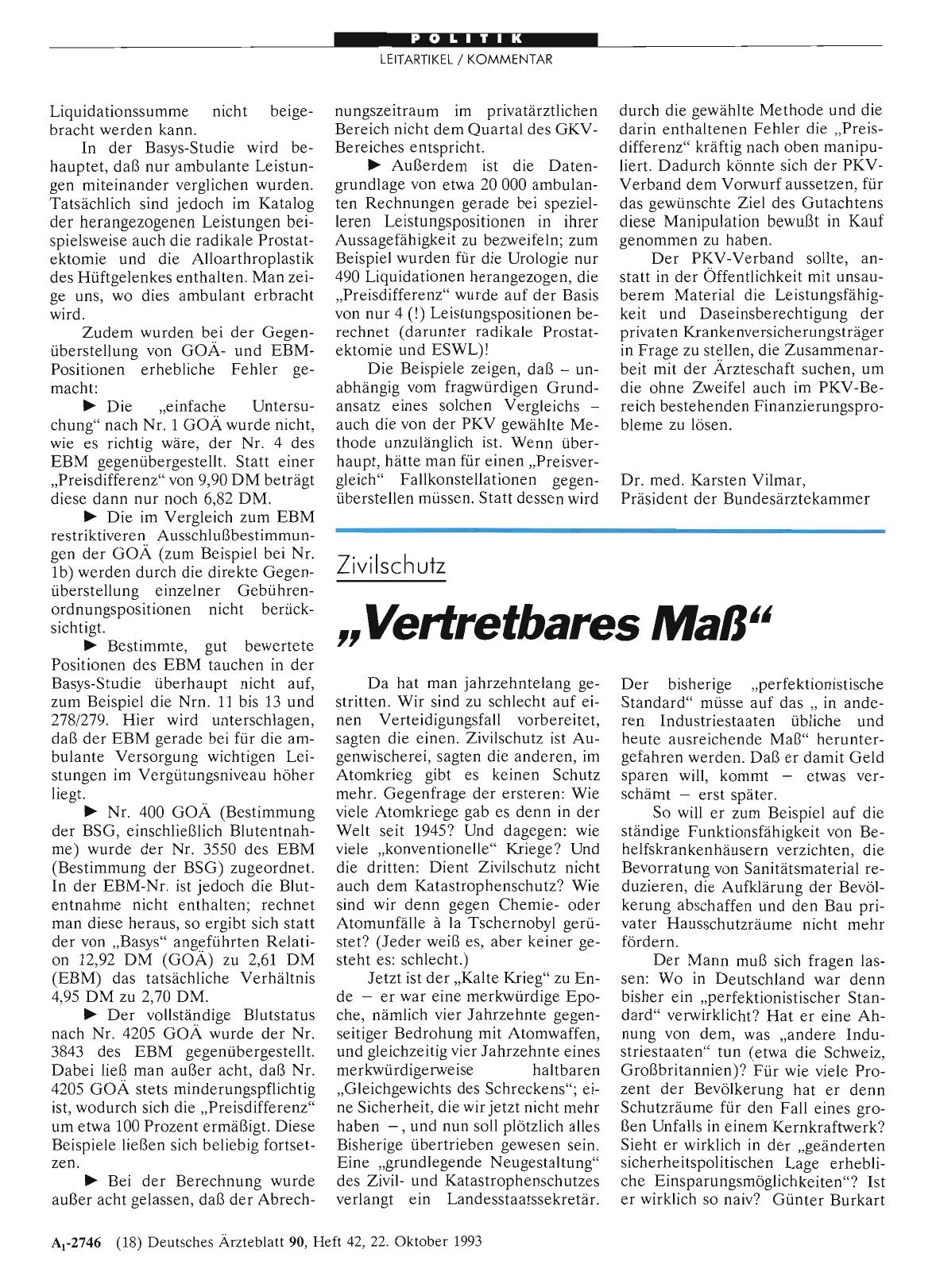 Vorschauseite 1: Zivilschutz: 11 Vertretbares Maß11