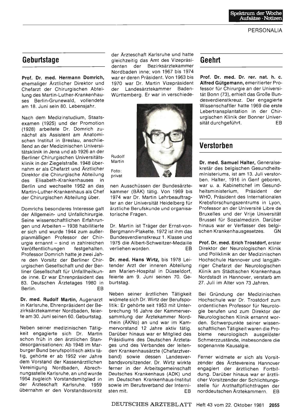 Vorschauseite 1: Geburtstage