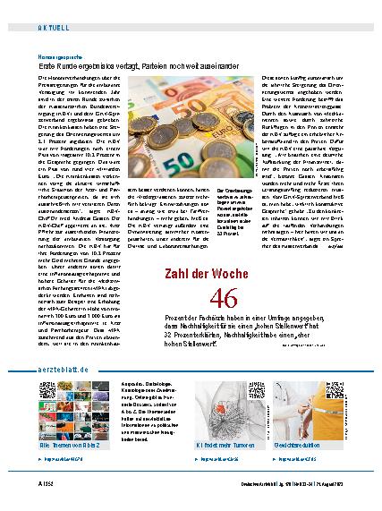 Vorschauseite 1: Ärzteblatt. de