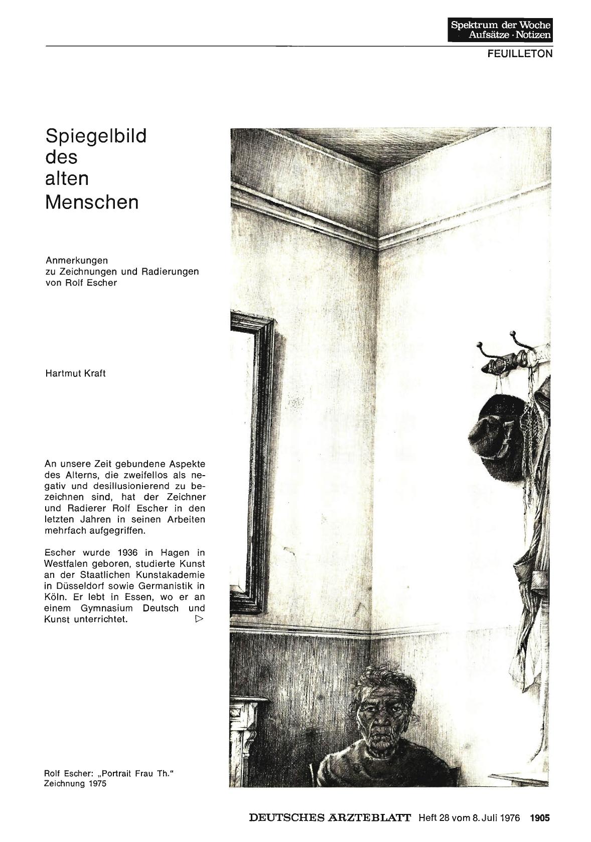 Vorschauseite 1: Spiegelbild des alten Menschen