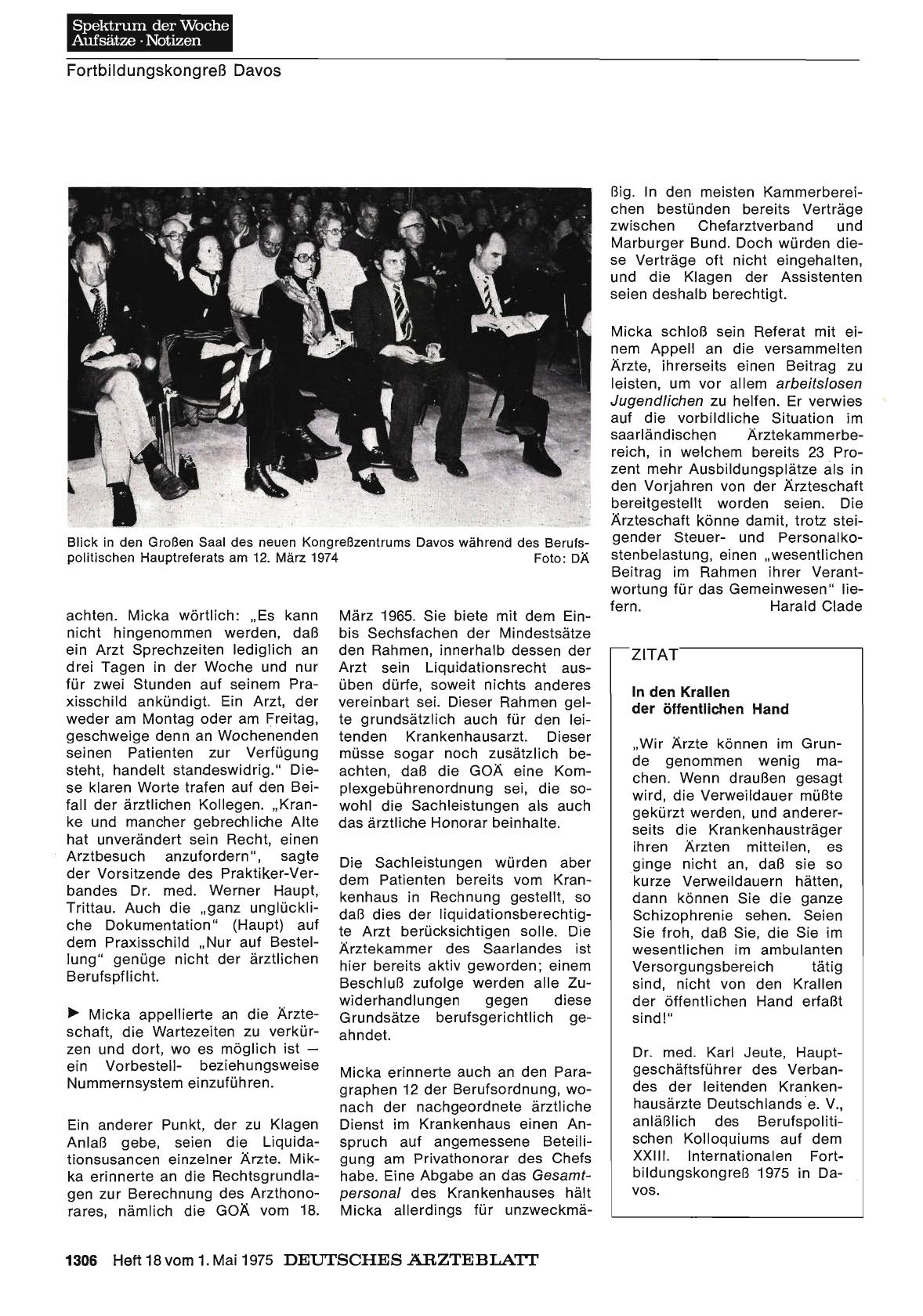 Vorschauseite 1: ln den Krallen der öffentlichen Hand