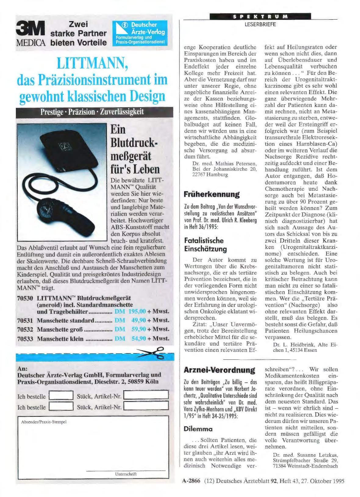 Vorschauseite 1: Arznei-Verordnung: Dilemma
