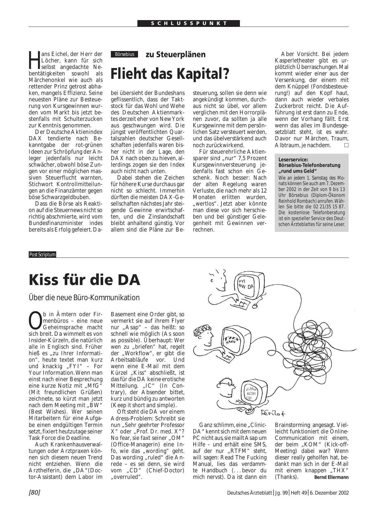 Vorschauseite 1: zu Steuerplänen: Flieht das Kapital?