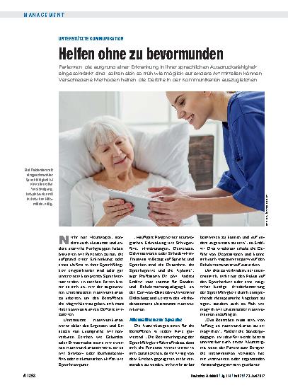 Vorschauseite 1: Unterstützte Kommunikation: Helfen ohne zu bevormunden