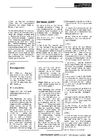 Vorschauseite 1: Der neue „§ 218“
