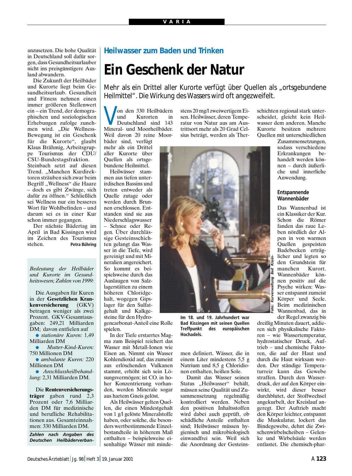 Vorschauseite 1: Heilwasser zum Baden und Trinken: Ein Geschenk der Natur