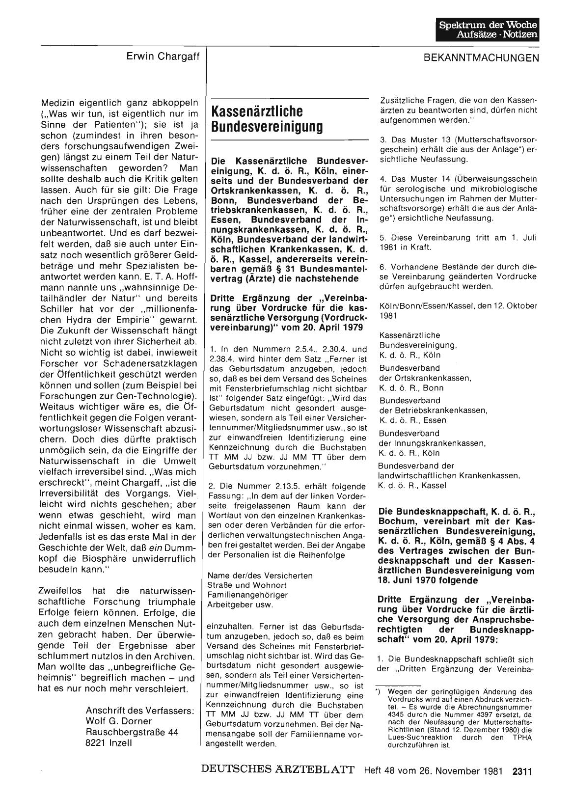 Vorschauseite 1: Kassenärztliche Bundesvereinigung