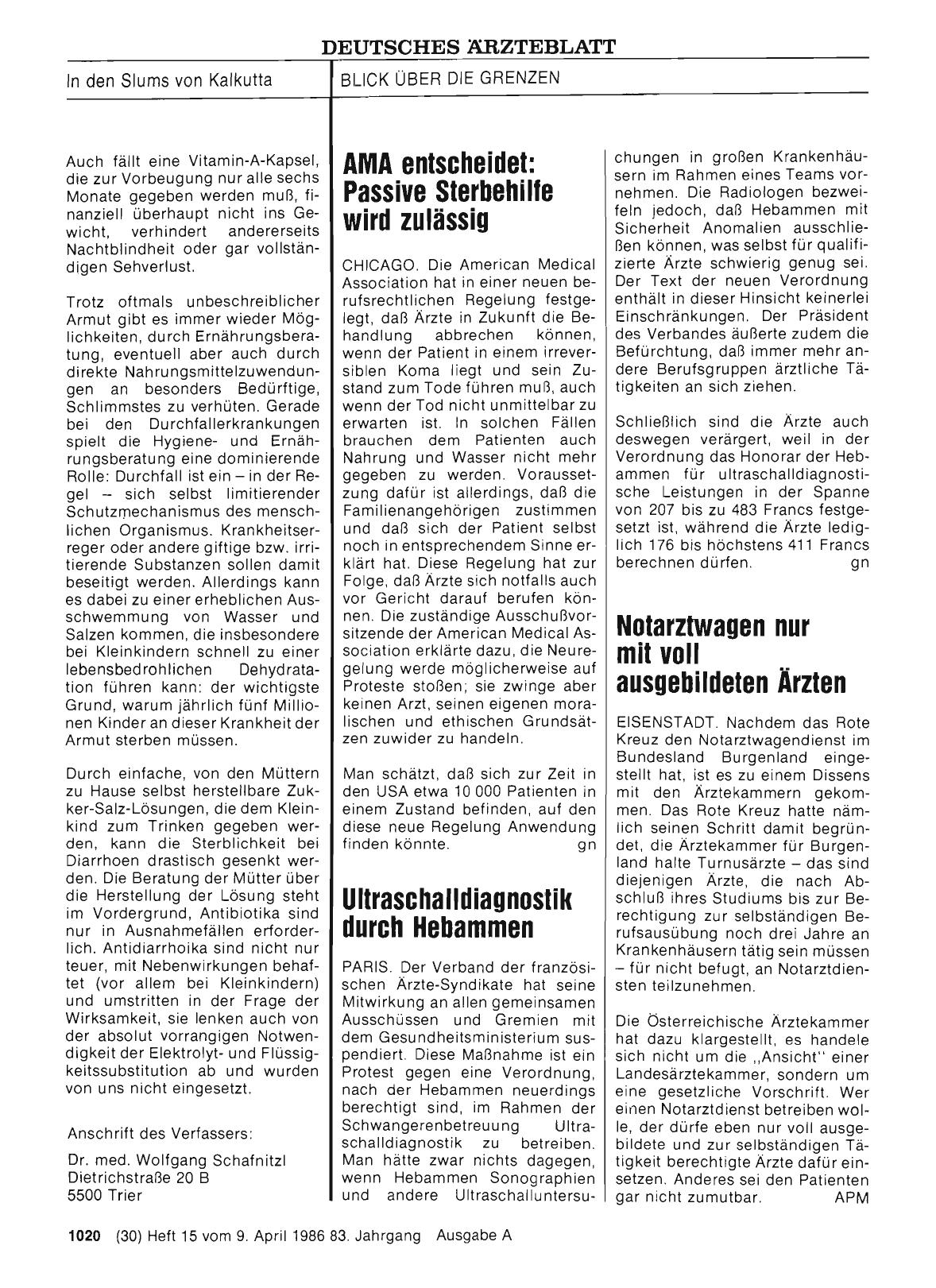Vorschauseite 1: Notarztwagen nur mit voll ausgebildeten Ärzten