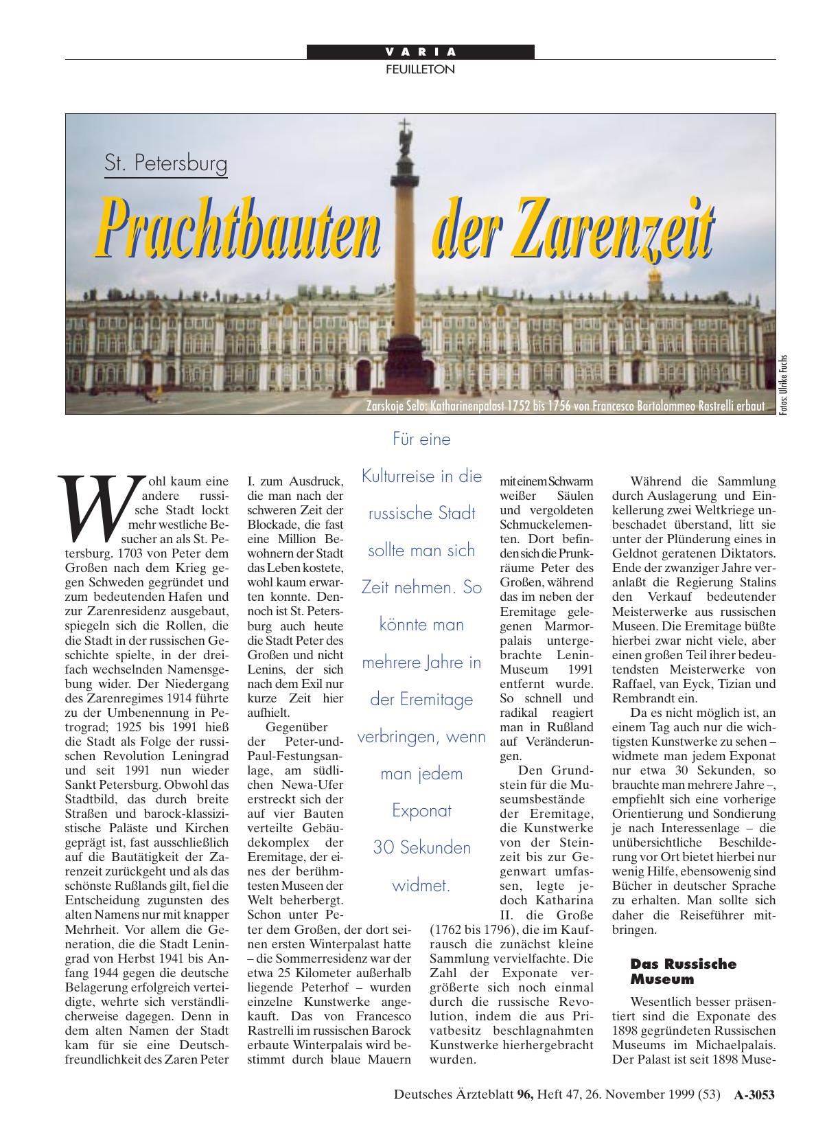 Vorschauseite 1: St. Petersburg Prachtbauten der Zarenzeit
