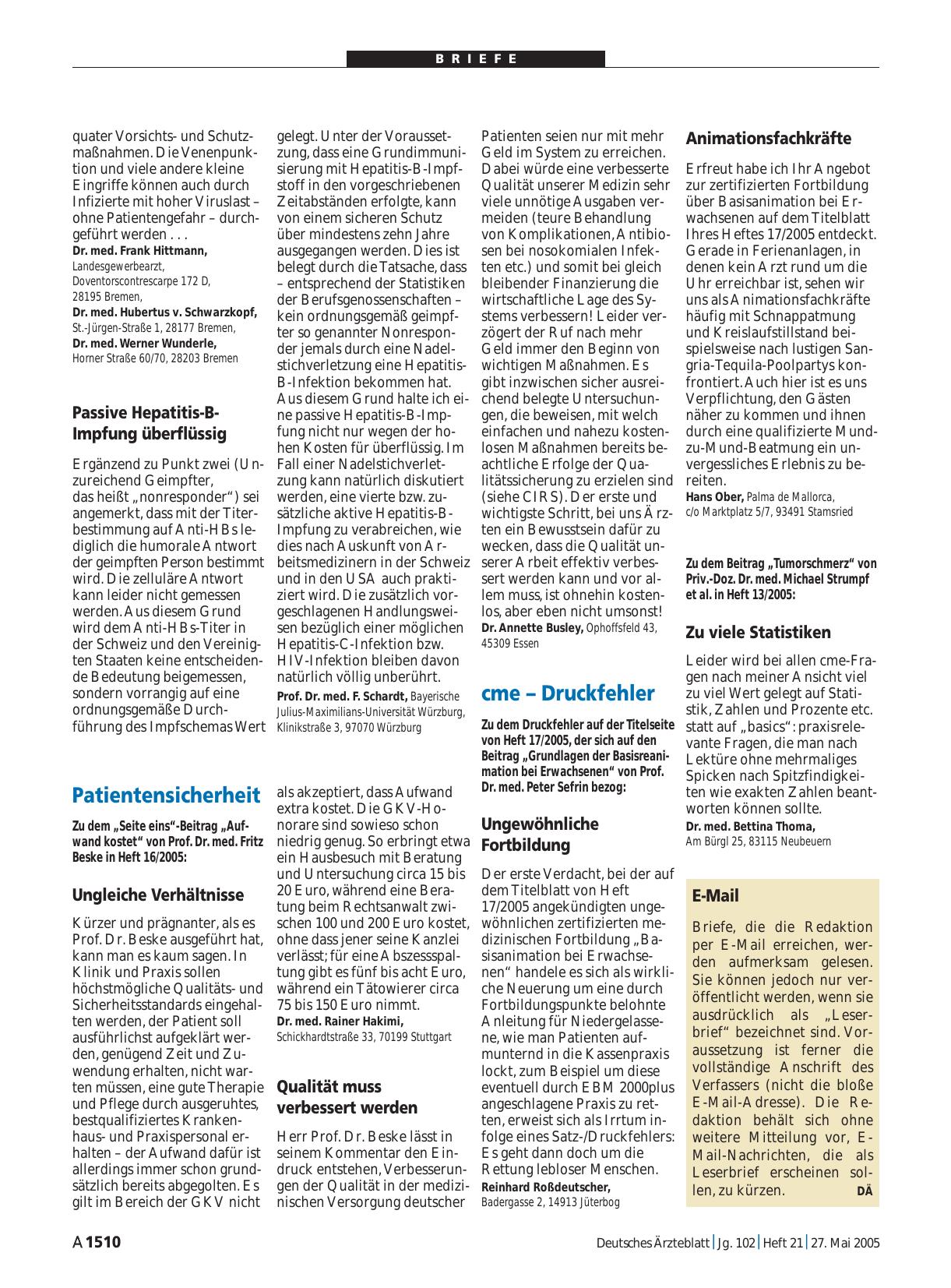 Vorschauseite 1: cme – Druckfehler: Animationsfachkräfte