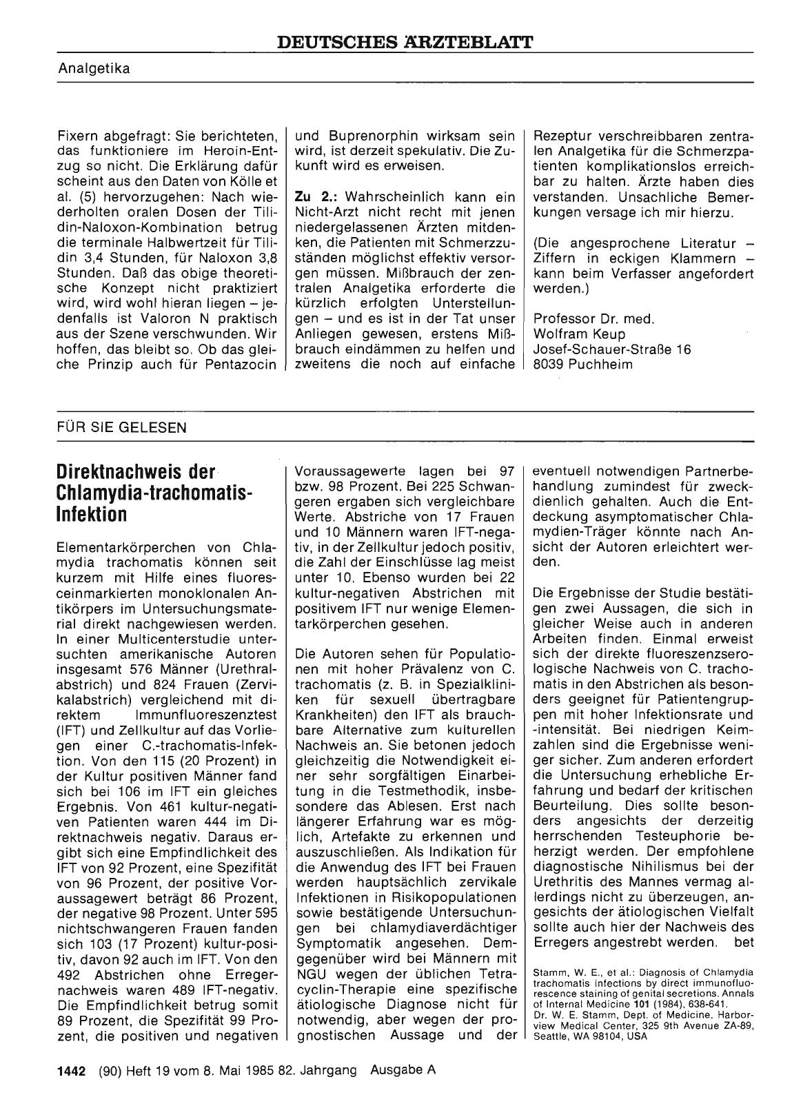 Vorschauseite 1: Direktnachweis der Chlamydia-trachomatis-Infektion