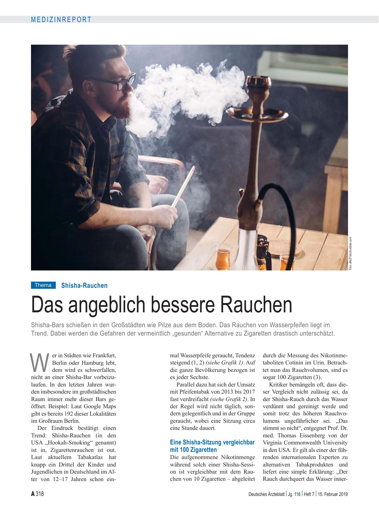 Vorschauseite 1: Shisha-Rauchen: Das angeblich bessere Rauchen