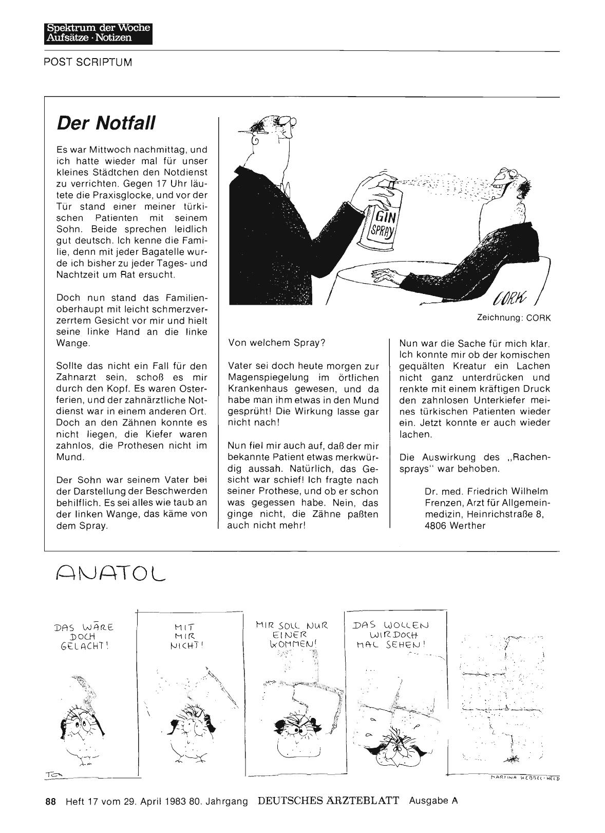 Vorschauseite 1: Der Notfall