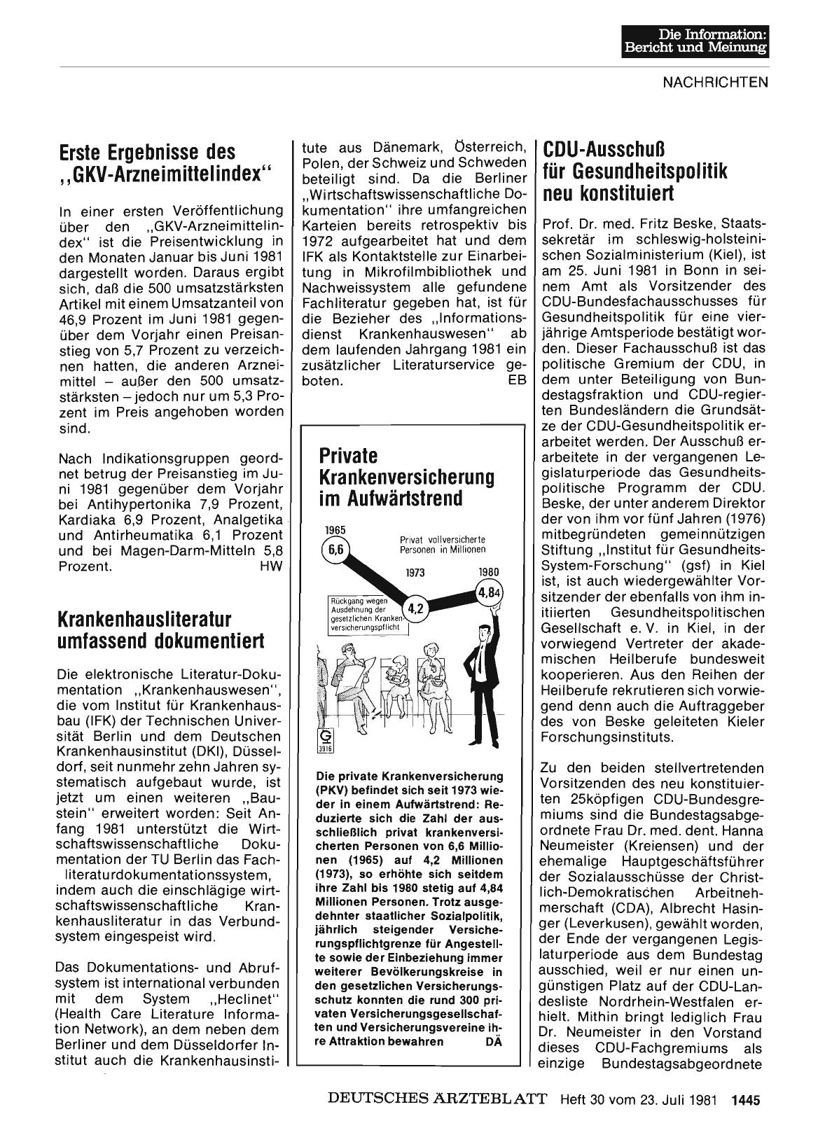 Vorschauseite 1: Erste Ergebnisse des „GKV-Arzneimittelindex"