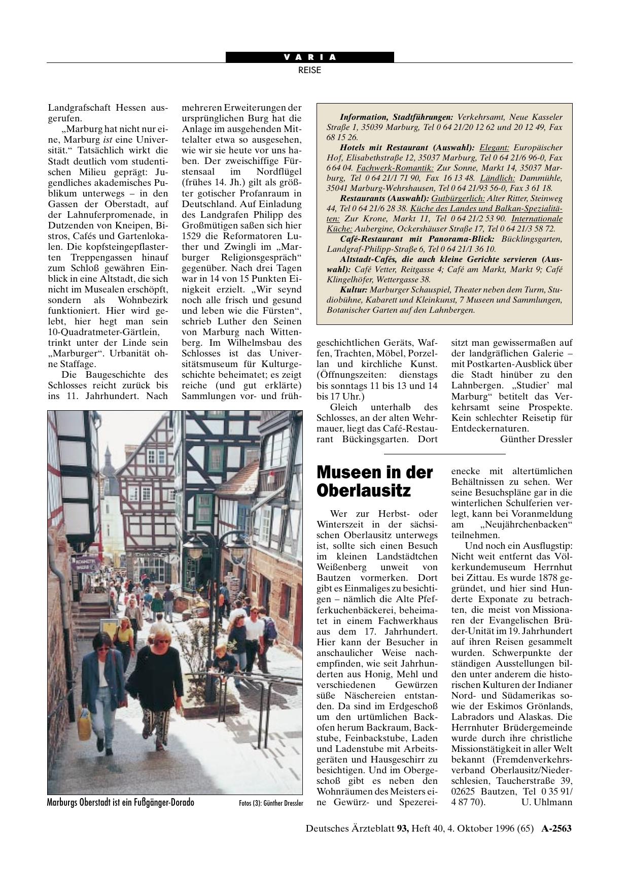 Vorschauseite 1: Museen in der Oberlausitz