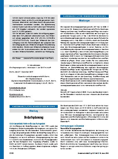 Vorschauseite 1: Bedarfsplanung
