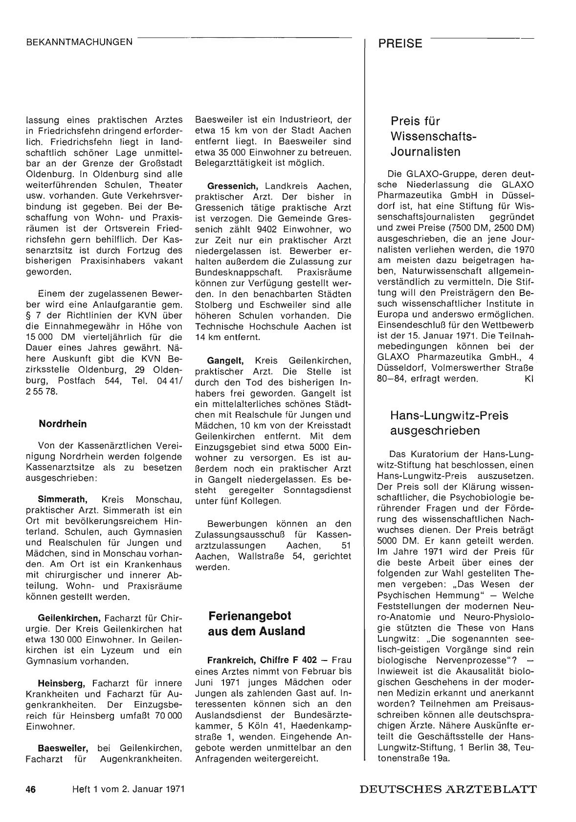 Vorschauseite 1: Ferienangebot aus dem Ausland