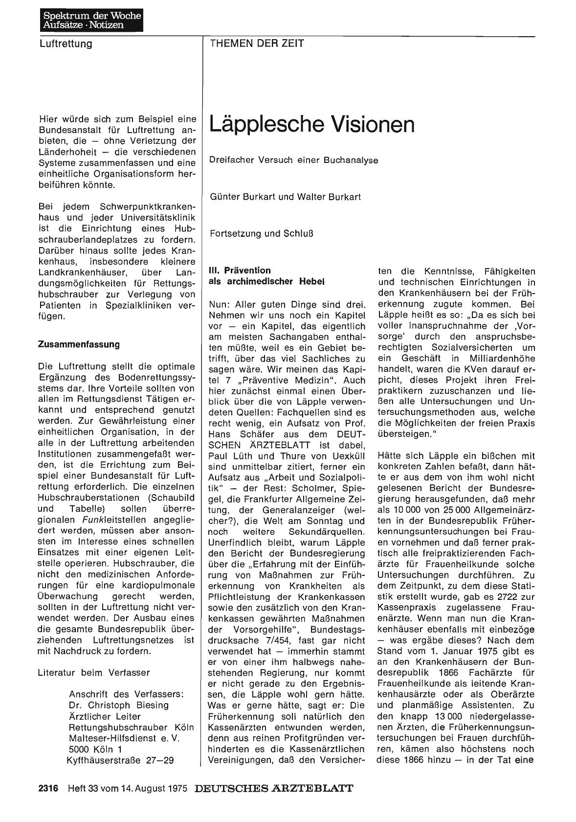 Vorschauseite 1: Läpplesche Visionen