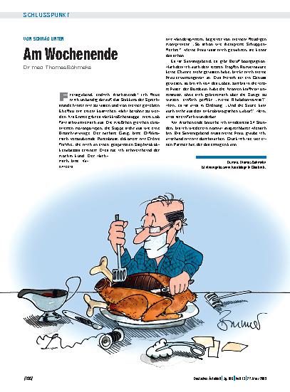 Vorschauseite 1: Von schräg unten: Am Wochenende