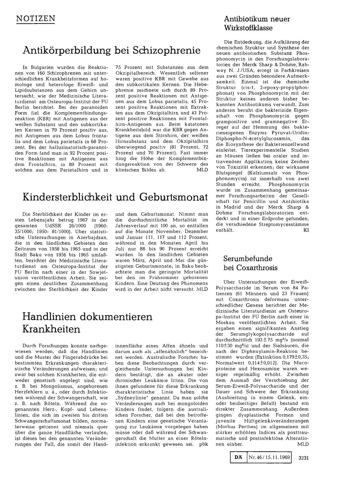 Vorschauseite 1: Antibiotikum neuer Wirkstoffklasse