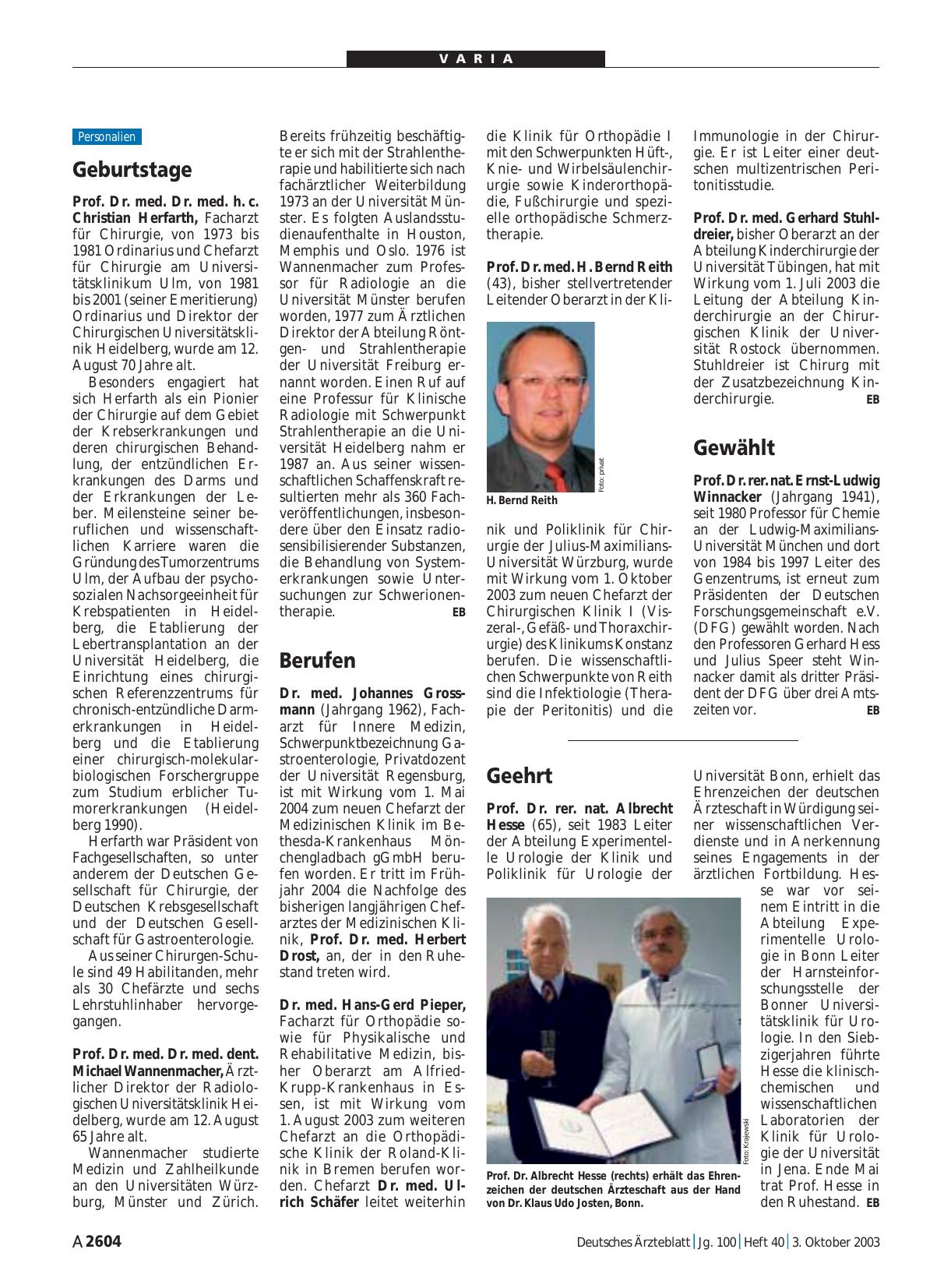 Vorschauseite 1: Berufen