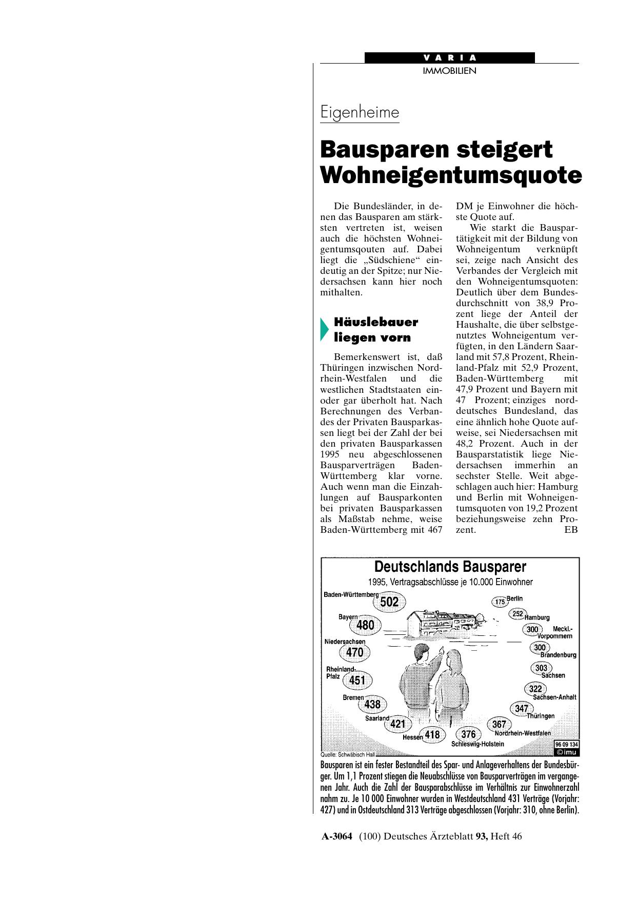 Vorschauseite 1: Deutschlands Bausparer