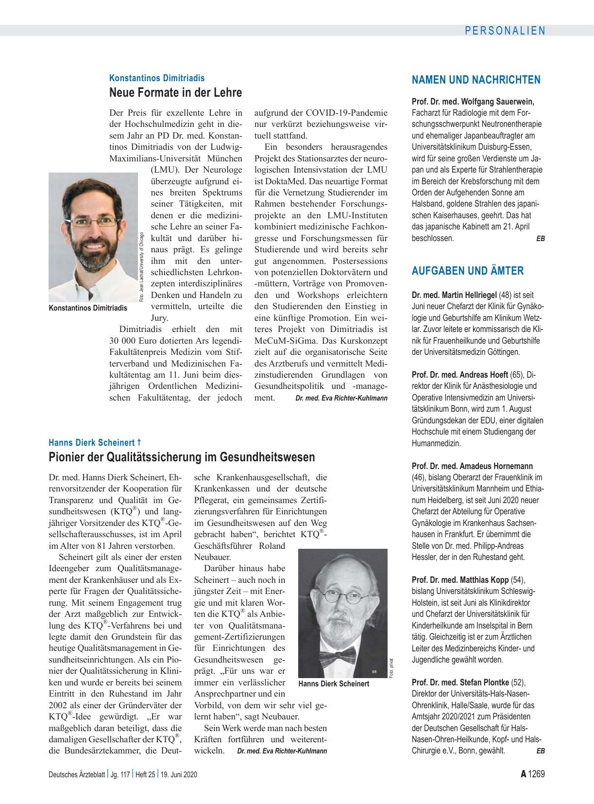 Vorschauseite 1: Aufgaben und Ämter