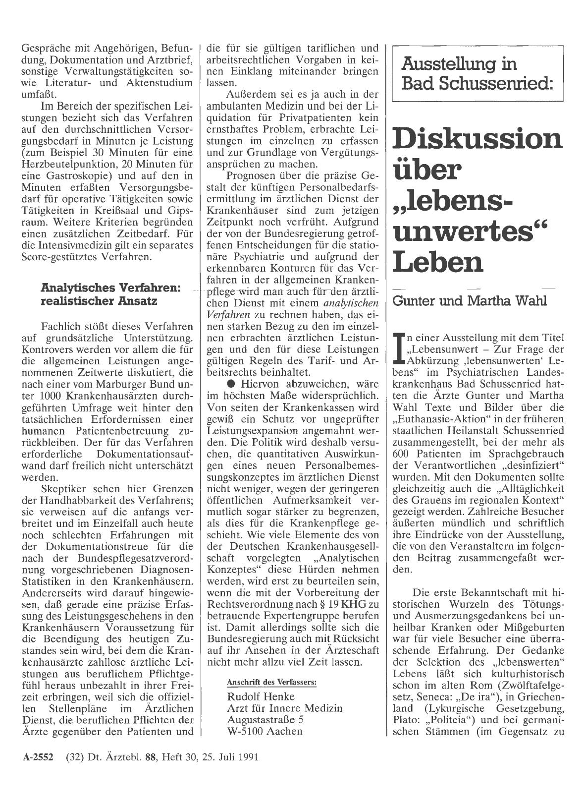 Vorschauseite 1: Ausstellung in Bad Schussenried: Diskussion über „lebensunwertes“ Leben