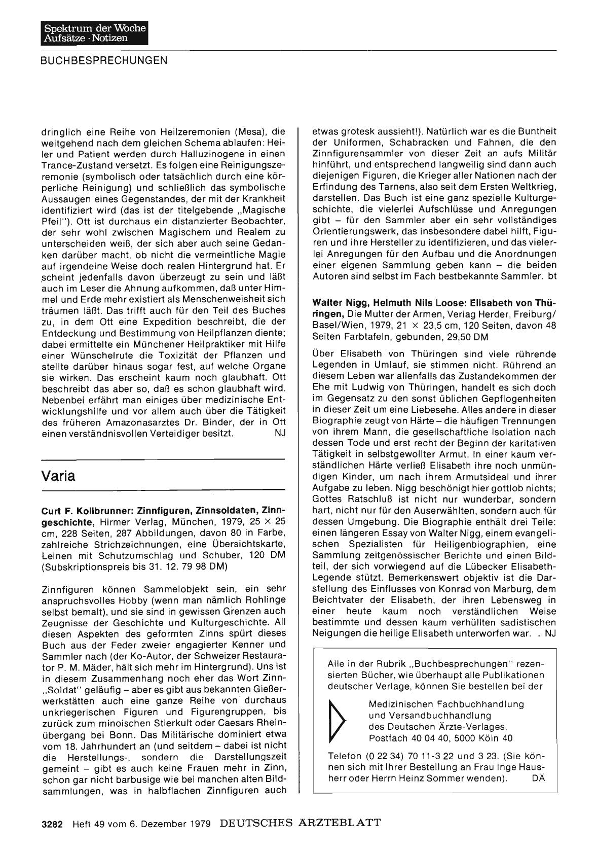 Vorschauseite 1: Varia: Walter Nigg, Helmuth Nils Loose: Elisabeth von Thüringen