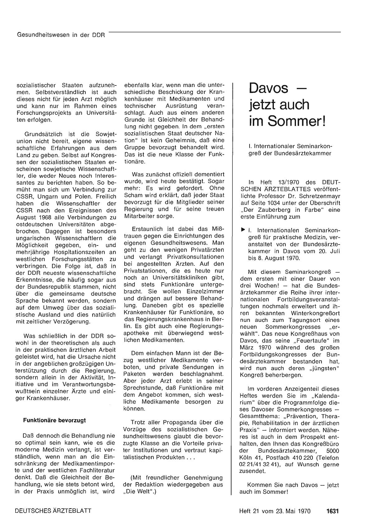 Vorschauseite 1: Davos — jetzt auch im Sommer!