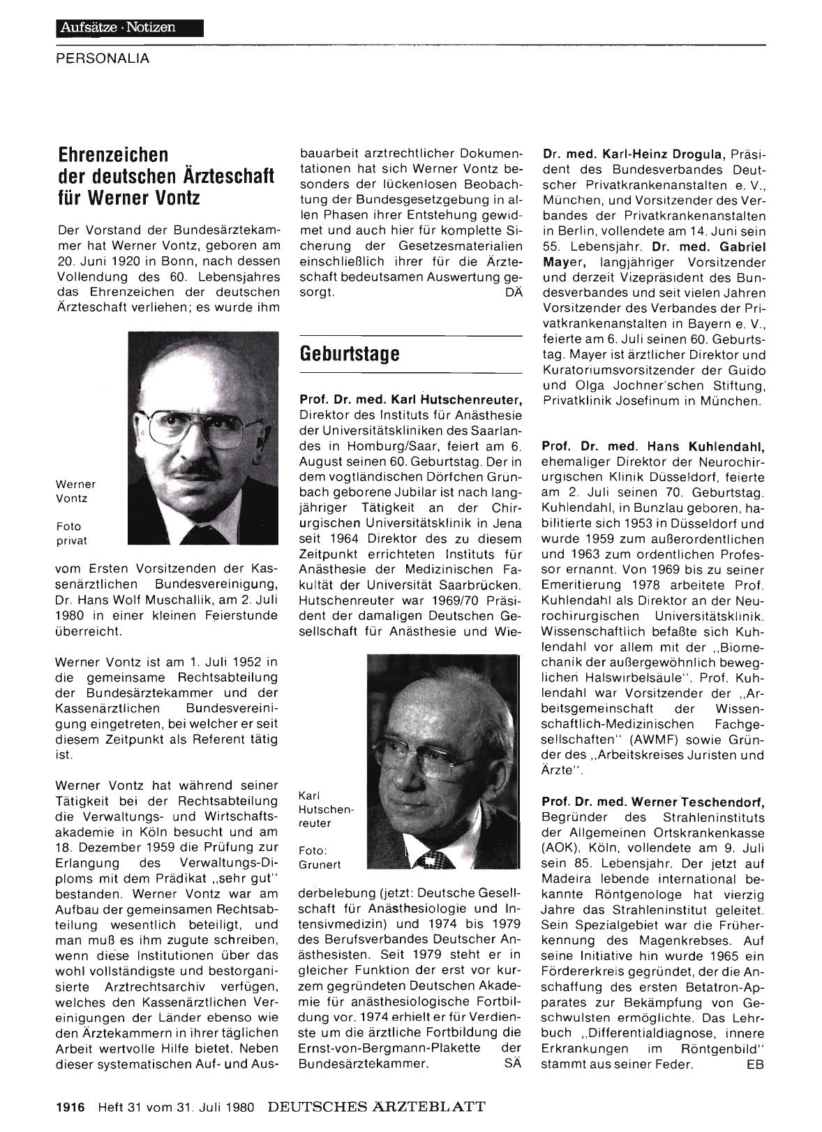 Vorschauseite 1: Geburtstage