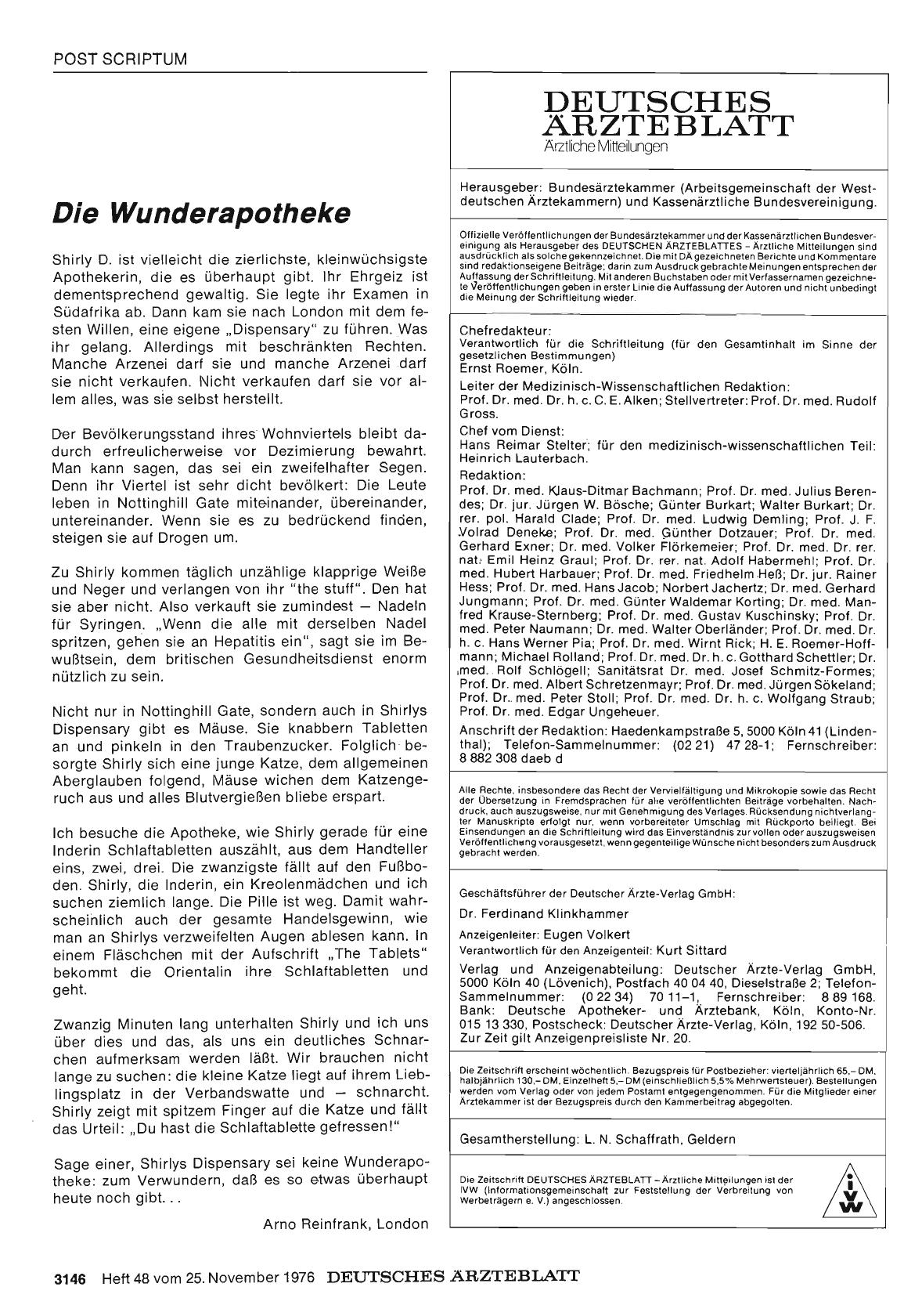 Vorschauseite 1: Die Wunderapotheke