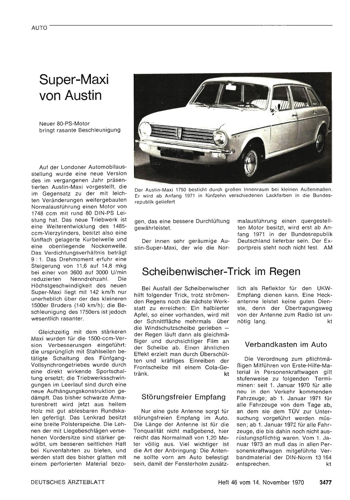 Vorschauseite 1: Verbandkasten im Auto
