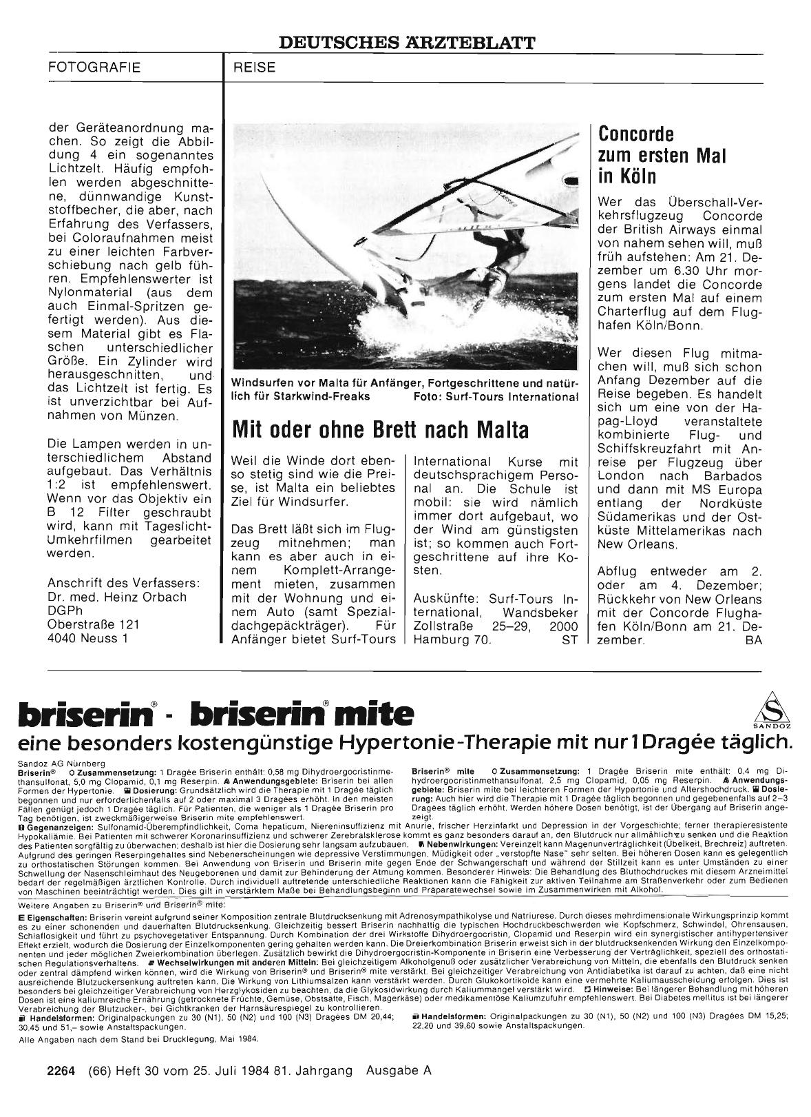 Vorschauseite 1: Concorde zum ersten Mal in Köln