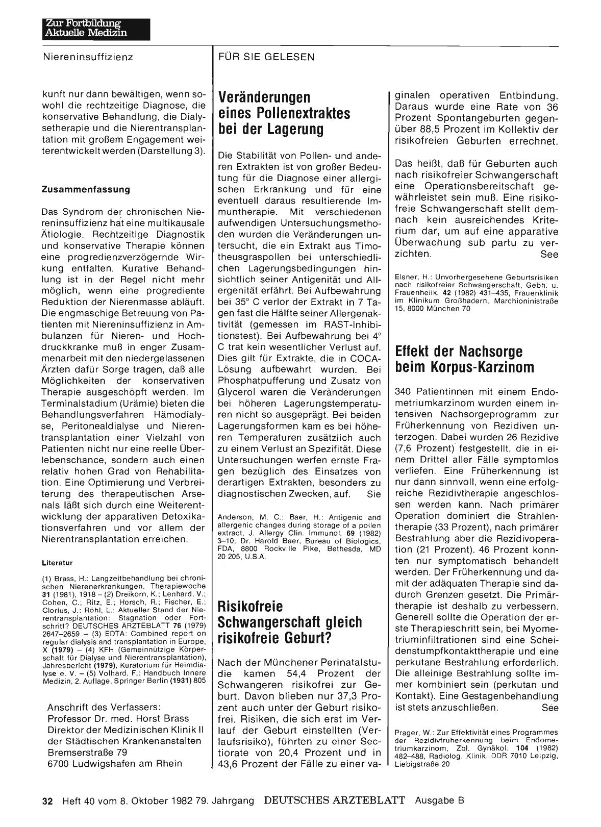 Vorschauseite 1: Effekt der Nachsorge beim Korpus-Karzinom