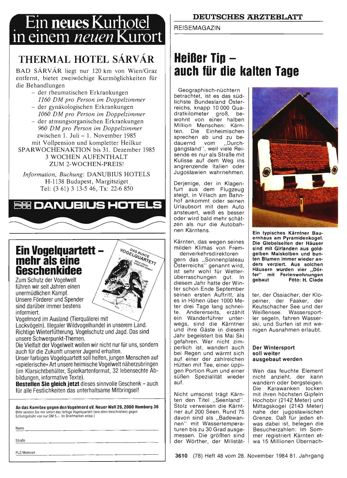 Vorschauseite 1: Heißer Tip auch für die kalten Tage