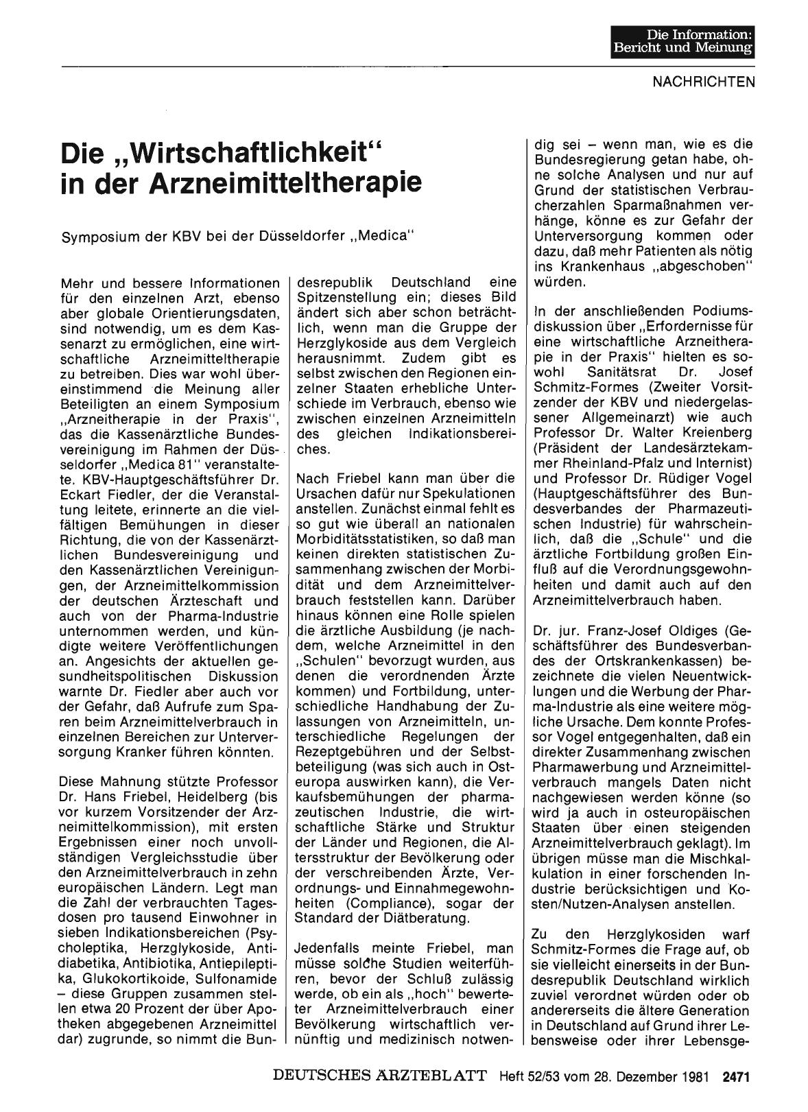 Vorschauseite 1: Die „Wirtschaftlichkeit" in der Arzneimitteltherapie