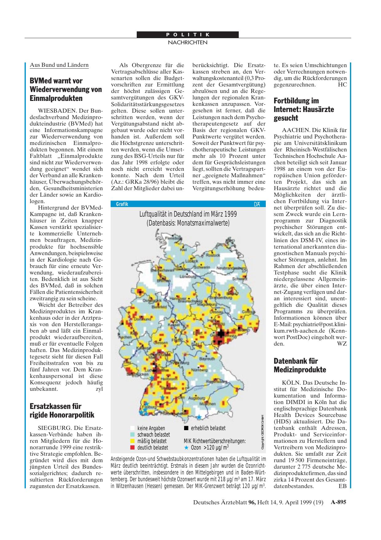 Vorschauseite 1: BVMed warnt vor Wiederverwendung von Einmalprodukten