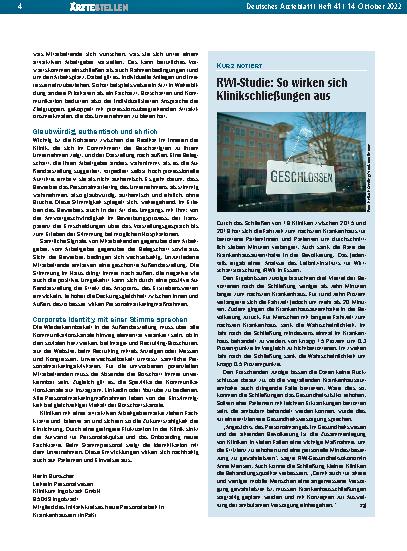 Vorschauseite 1: RWI-Studie: So wirken sich Klinikschließungen aus