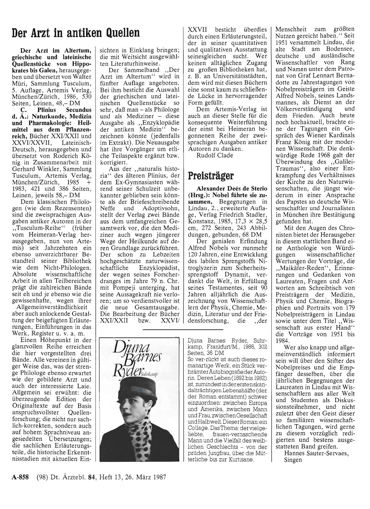 Vorschauseite 1: Der Arzt in antiken Quellen