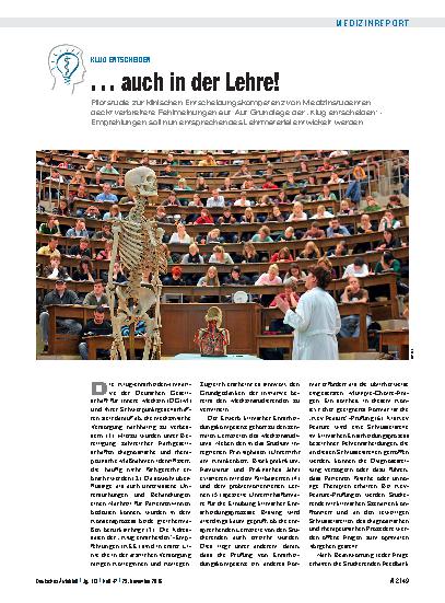 Vorschauseite 1: Klug entscheiden: . . . auch in der Lehre!