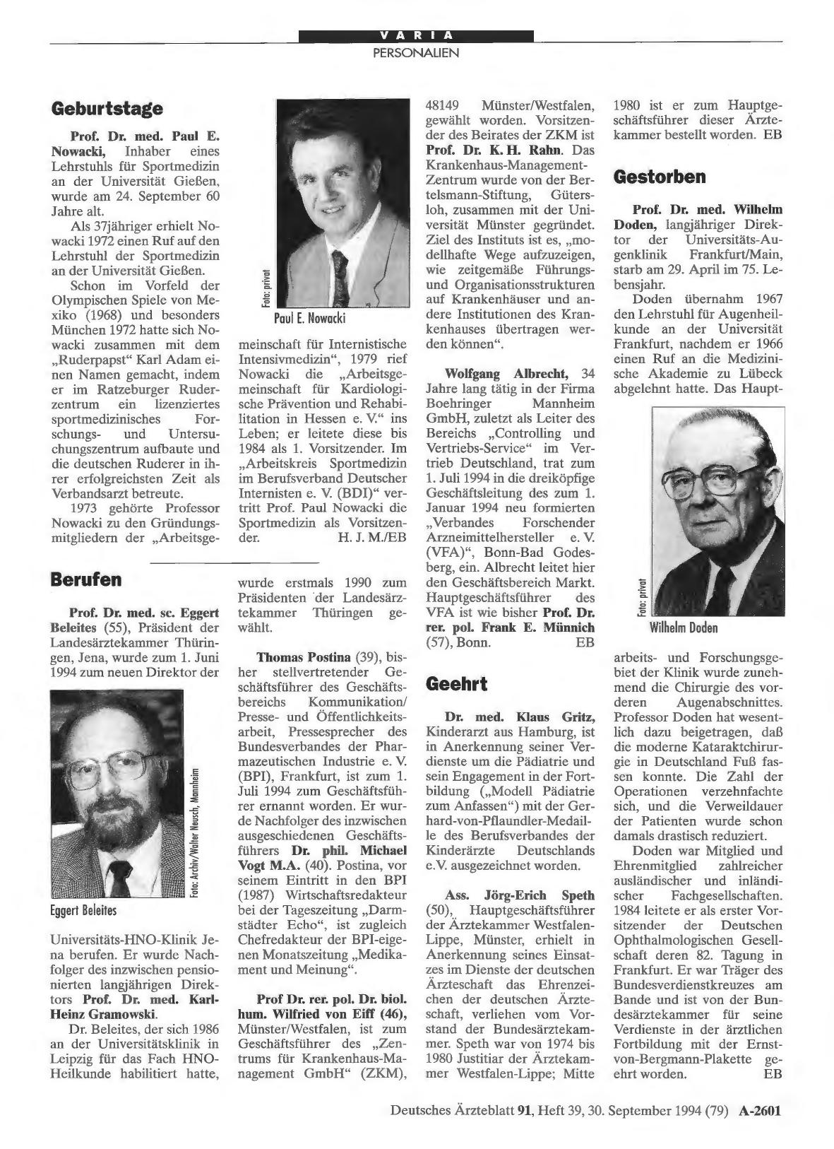 Vorschauseite 1: Geburtstage