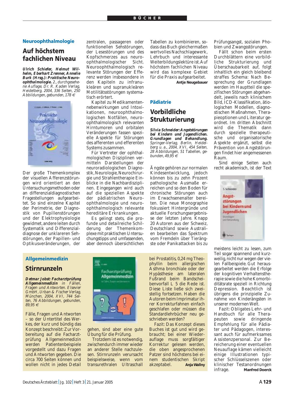 Vorschauseite 1: Praktische Neuroophthalmologie